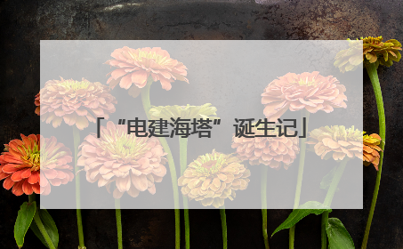 “电建海塔”诞生记