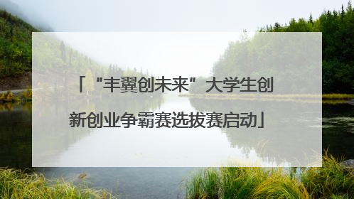 “丰翼创未来”大学生创新创业争霸赛选拔赛启动