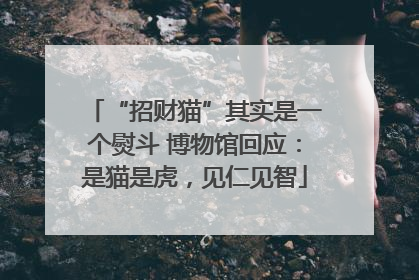 “招财猫”其实是一个熨斗 博物馆回应：是猫是虎，见仁见智