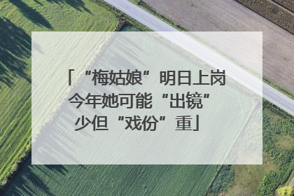 “梅姑娘”明日上岗 今年她可能“出镜”少但“戏份”重