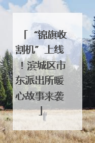 “锦旗收割机”上线！滨城区市东派出所暖心故事来袭