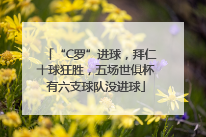 “C罗”进球，拜仁十球狂胜，五场世俱杯有六支球队没进球