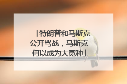 特朗普和马斯克公开骂战，马斯克何以成为大冤种