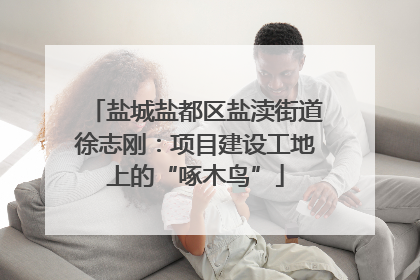 盐城盐都区盐渎街道徐志刚：项目建设工地上的“啄木鸟”