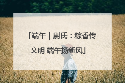 端午|尉氏:粽香传文明 端午扬新风