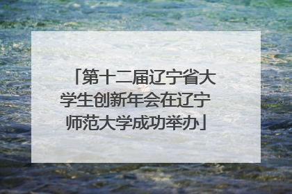 第十二届辽宁省大学生创新年会在辽宁师范大学成功举办