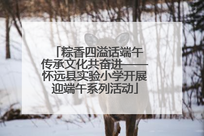 粽香四溢话端午 传承文化共奋进——怀远县实验小学开展迎端午系列活动
