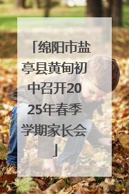 绵阳市盐亭县黄甸初中召开2025年春季学期家长会