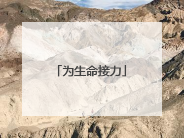为生命接力