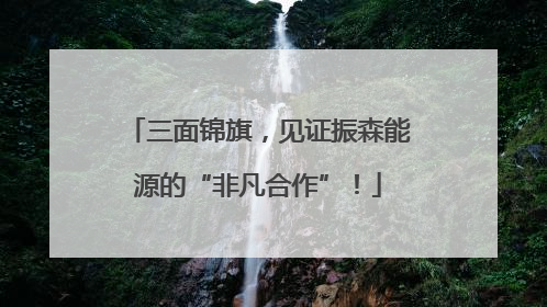 三面锦旗，见证振森能源的“非凡合作”！