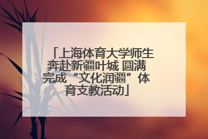 上海体育大学师生奔赴新疆叶城 圆满完成“文化润疆”体育支教活动