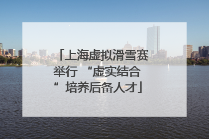 上海虚拟滑雪赛举行 “虚实结合”培养后备人才