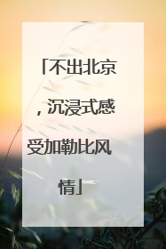 不出北京，沉浸式感受加勒比风情
