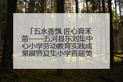 五水香飘 匠心育禾苗——五河县东刘集中心小学劳动教育实践成果展暨夏集小学首届美食节盛大举行