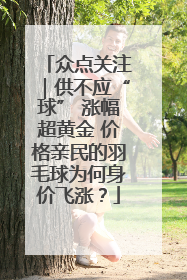 众点关注｜供不应“球” 涨幅超黄金 价格亲民的羽毛球为何身价飞涨？