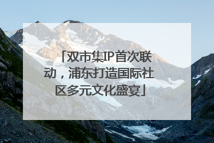 双市集IP首次联动，浦东打造国际社区多元文化盛宴