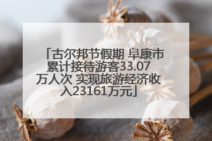古尔邦节假期 阜康市累计接待游客33.07万人次 实现旅游经济收入23161万元