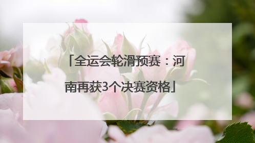 全运会轮滑预赛：河南再获3个决赛资格