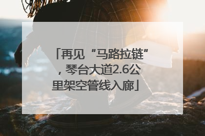 再见“马路拉链”，琴台大道2.6公里架空管线入廊