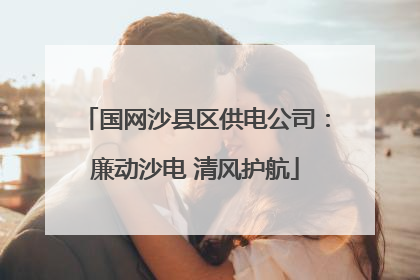 国网沙县区供电公司：廉动沙电 清风护航