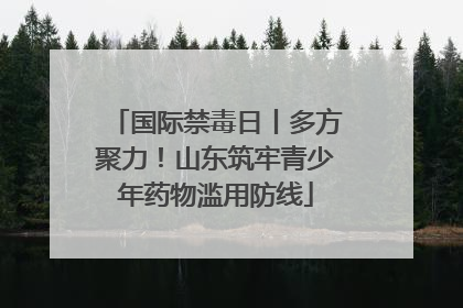 国际禁毒日丨多方聚力！山东筑牢青少年药物滥用防线