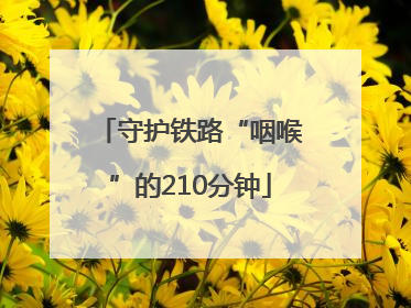 守护铁路“咽喉”的210分钟