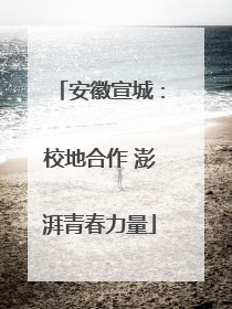 安徽宣城：校地合作 澎湃青春力量