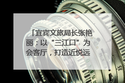 宜宾文旅局长张艳丽：以“三江口”为会客厅，打造近悦远来的国际旅游城市｜文旅局长说