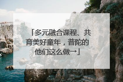多元融合课程、共育美好童年，普陀的他们这么做→