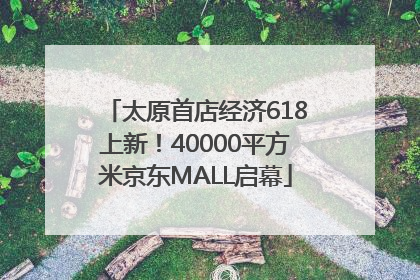太原首店经济618上新！40000平方米京东MALL启幕