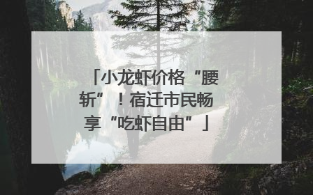 小龙虾价格“腰斩”！宿迁市民畅享“吃虾自由”