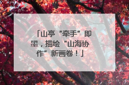 山亭“牵手”即墨，描绘“山海协作”新画卷！