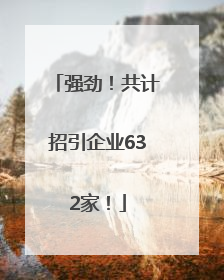 强劲！共计招引企业632家！