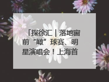 探徐汇｜落地窗前“瞰”球赛、明星演唱会！上海首家体育特色高端酒店亮相