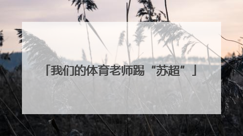 我们的体育老师踢“苏超”