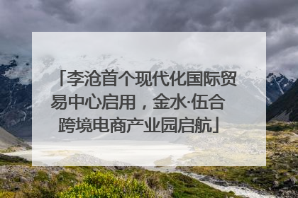 李沧首个现代化国际贸易中心启用，金水·伍合跨境电商产业园启航