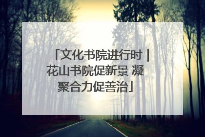 文化书院进行时｜花山书院促新景 凝聚合力促善治