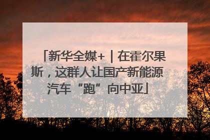 新华全媒+｜在霍尔果斯，这群人让国产新能源汽车“跑”向中亚