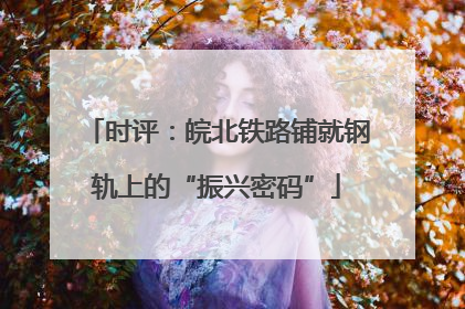 时评：皖北铁路铺就钢轨上的“振兴密码”