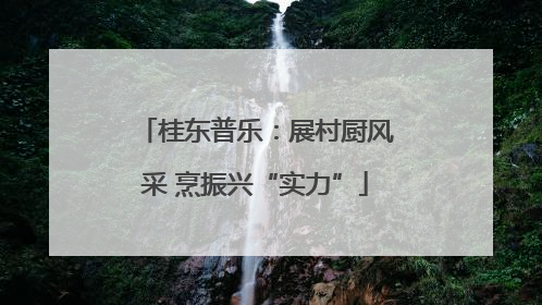 桂东普乐：展村厨风采 烹振兴“实力”