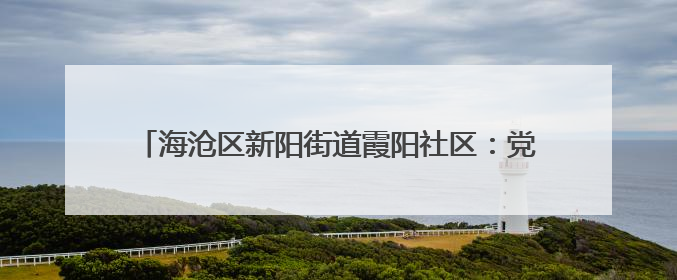 海沧区新阳街道霞阳社区：党建引领 创新传承激发活力