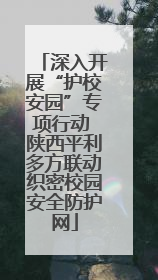 深入开展“护校安园”专项行动 陕西平利多方联动织密校园安全防护网