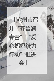 滨州市召开“齐鲁润春蕾”“爱心妈妈续力行动”推进会