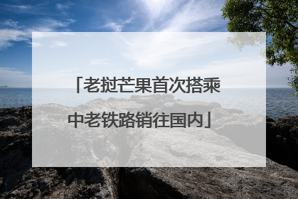 老挝芒果首次搭乘中老铁路销往国内