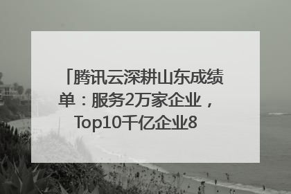 腾讯云深耕山东成绩单：服务2万家企业，Top10千亿企业8家选择腾讯云