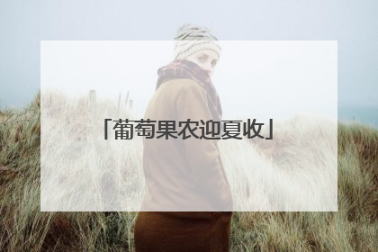 葡萄果农迎夏收