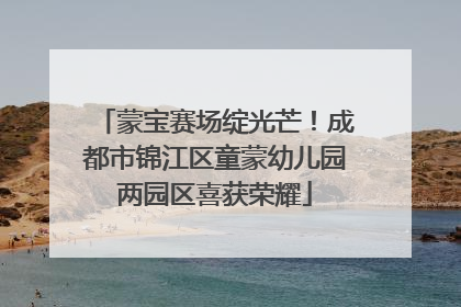 蒙宝赛场绽光芒！成都市锦江区童蒙幼儿园两园区喜获荣耀
