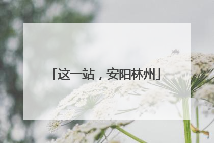 这一站，安阳林州