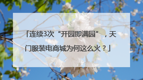 连续3次“开园即满园”，天门服装电商城为何这么火？