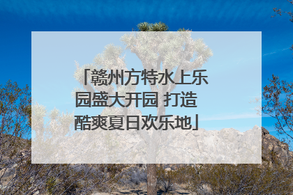 赣州方特水上乐园盛大开园 打造酷爽夏日欢乐地